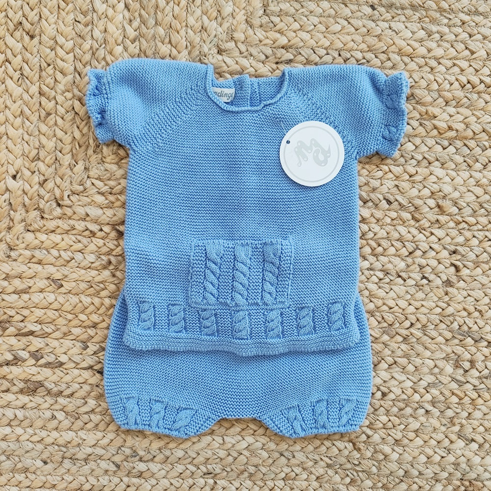 Completo e Pagliaccetto in filo di cotone Nico Dingo