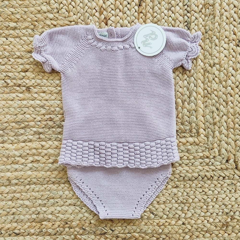 Completo e Pagliaccetto in filo di cotone Nico Dingo