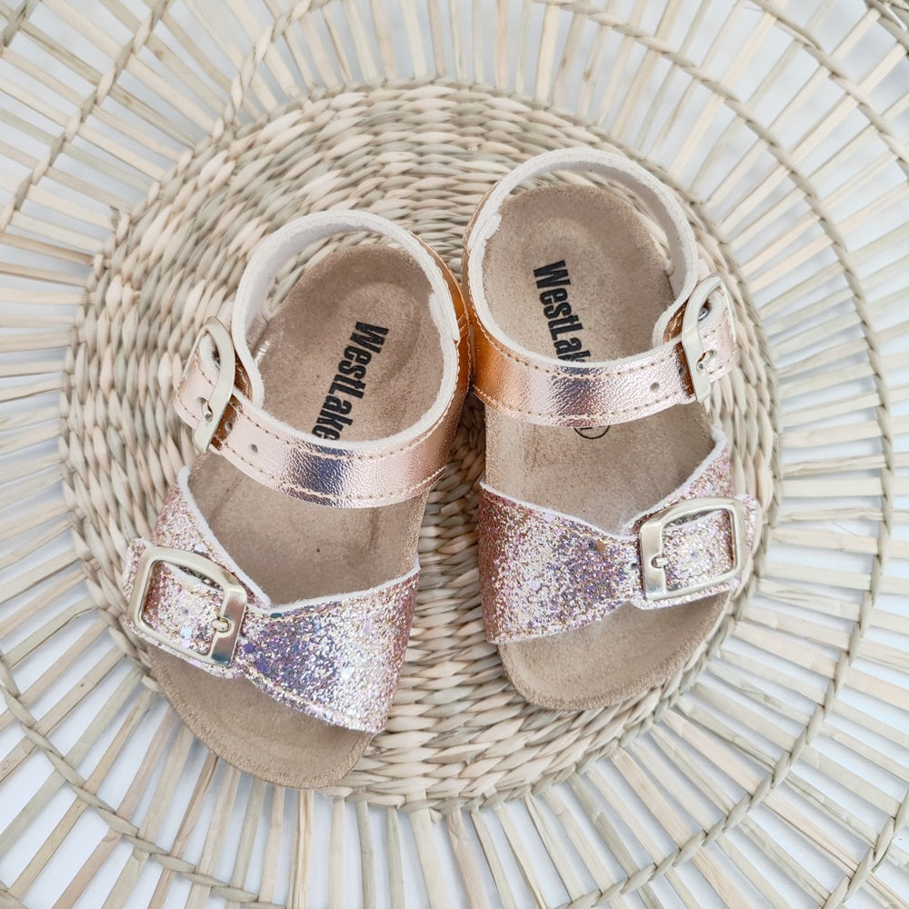 Sandalo in pelle e sughero primi passi Westlake