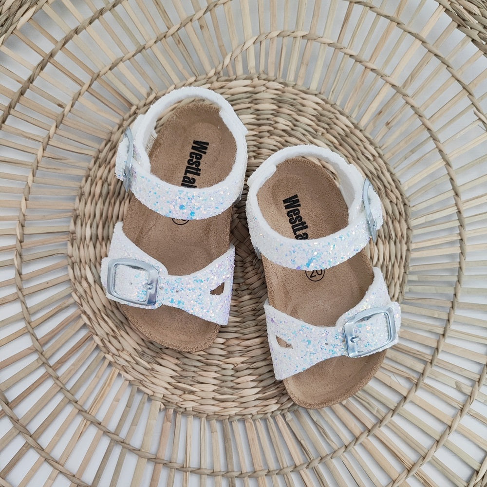 Sandalo in pelle e sughero primi passi Westlake