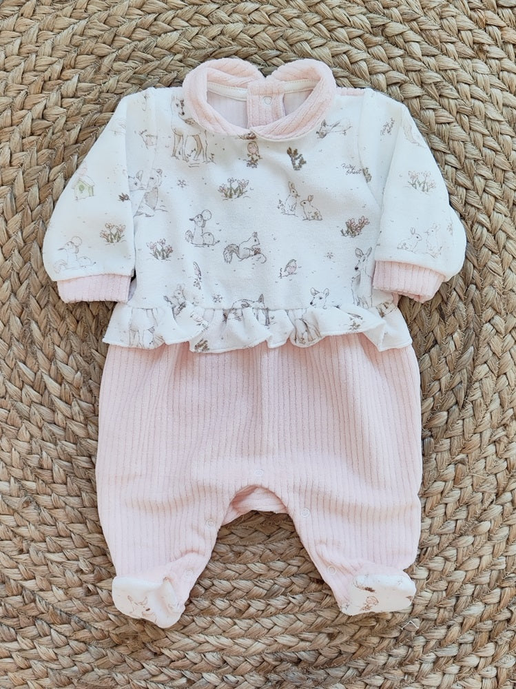 Tutina e Completino in ciniglia Baby Vip