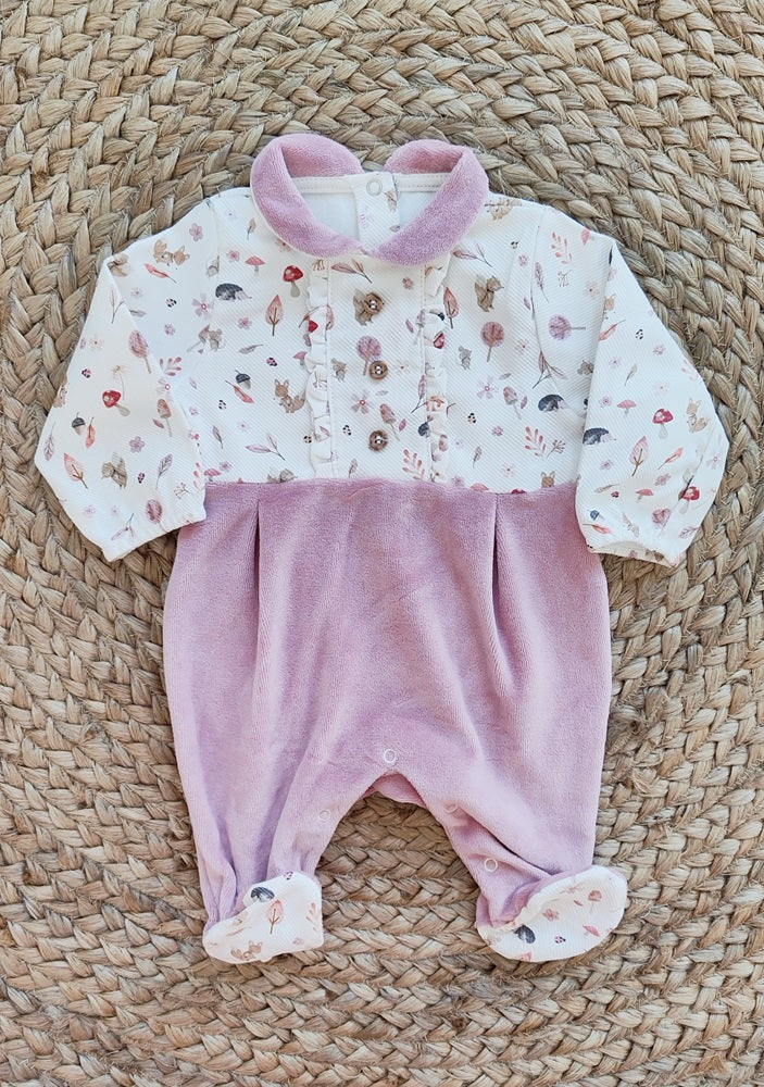 Tutina e Completino in ciniglia Baby Vip