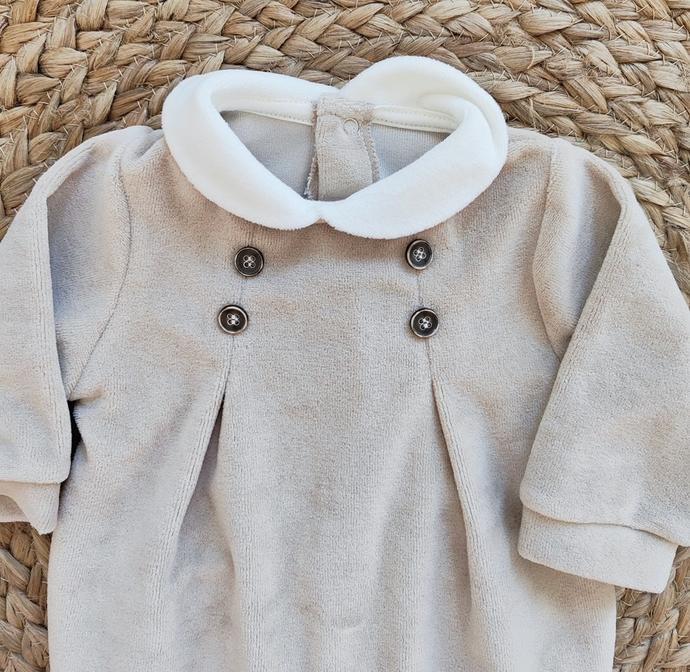 Tutina e Completino in ciniglia Baby Vip