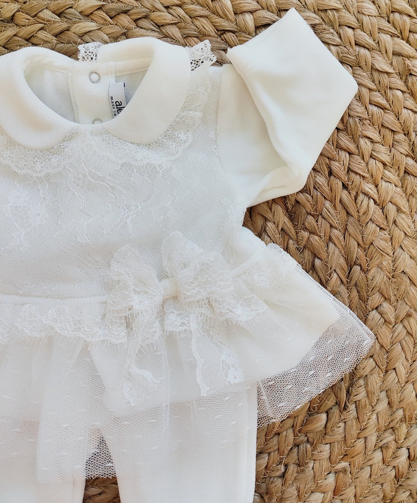 Completino in ciniglia Aletta