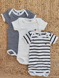 Body 3 pz Petit Bateau