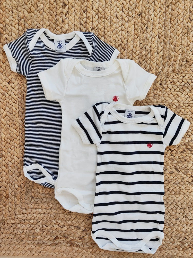 Body 3 pz Petit Bateau
