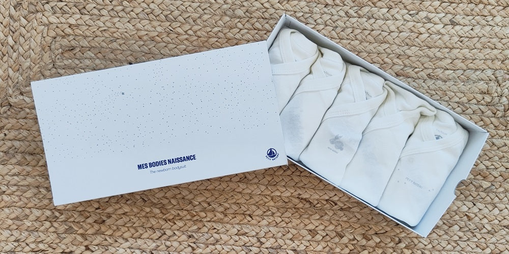 Confezione da 5 body in cotone Petit Bateau