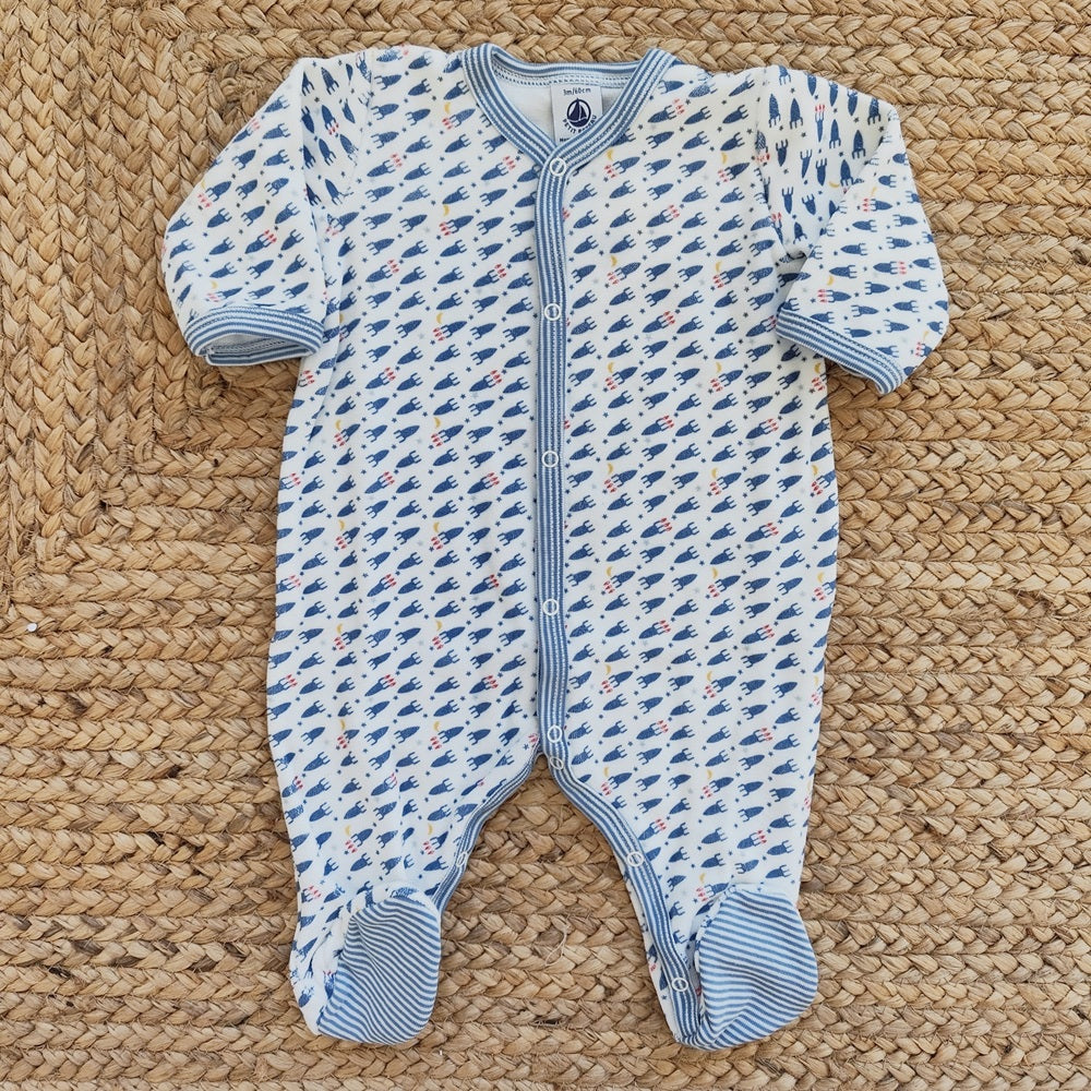 Tutina - Pigiama in ciniglia Petit Bateau