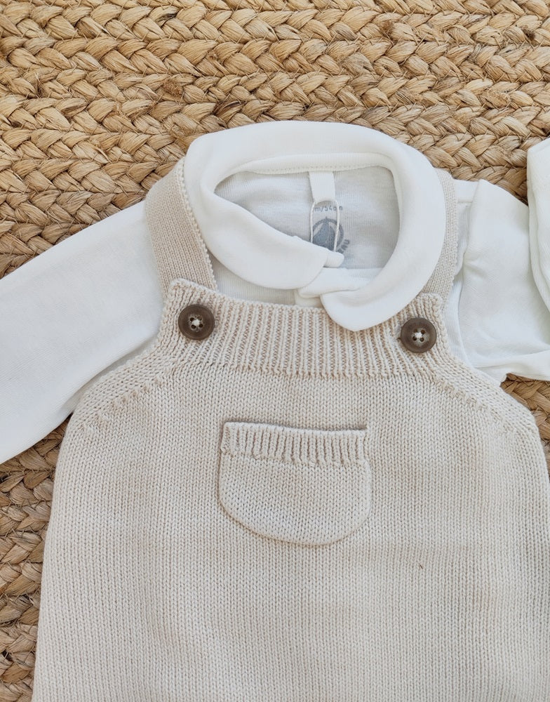 Salopette + body Petit Bateau