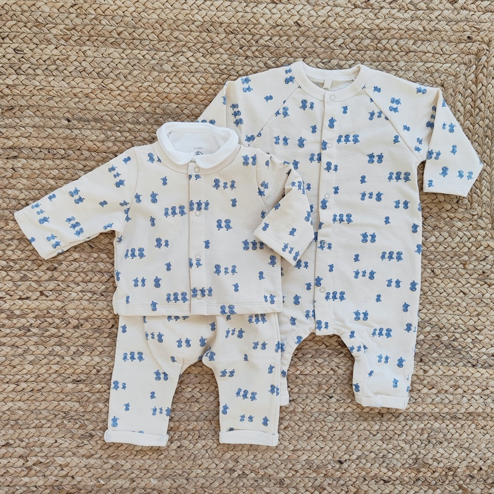 Tutina e Set 3 pz felpato Petit Bateau