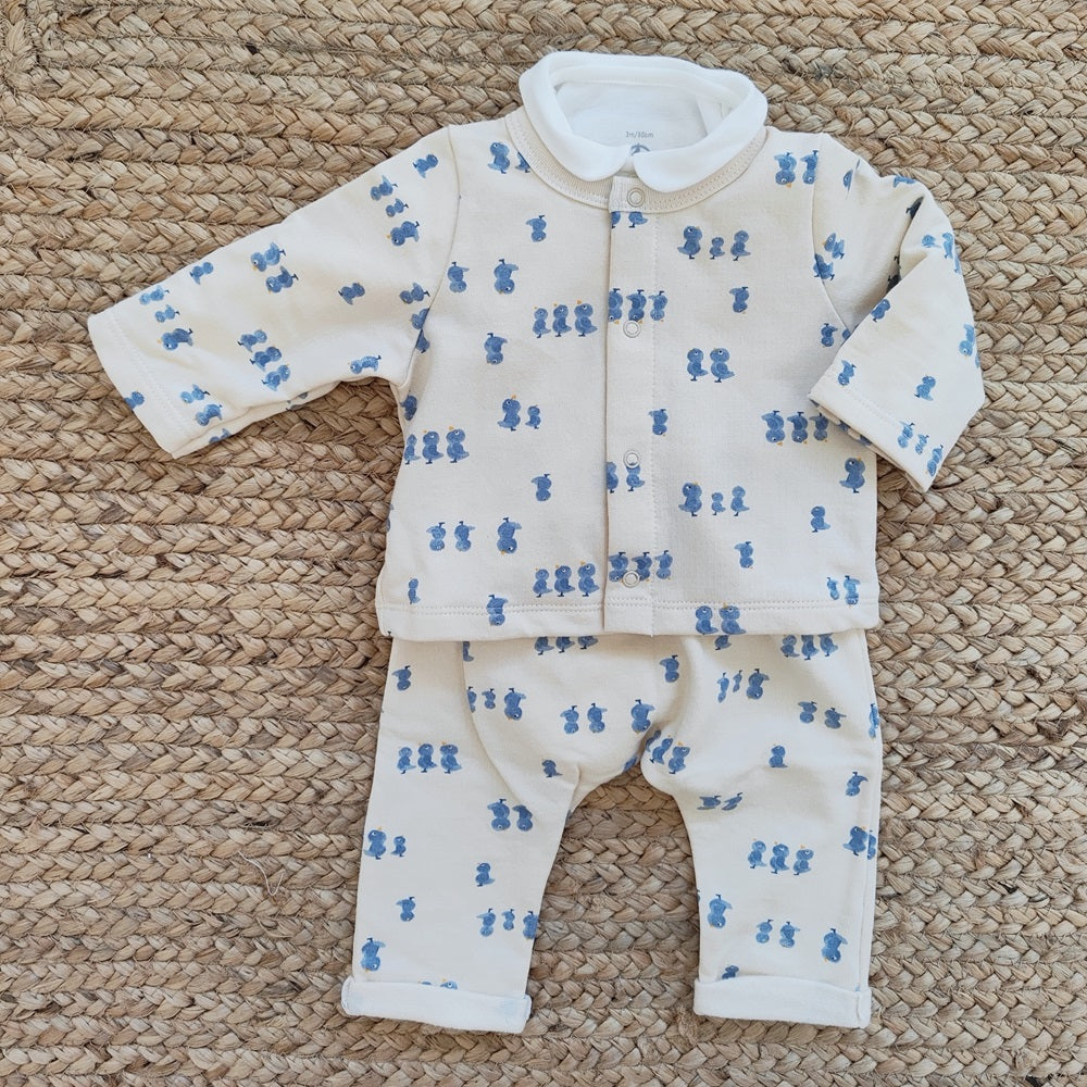 Tutina e Set 3 pz felpato Petit Bateau