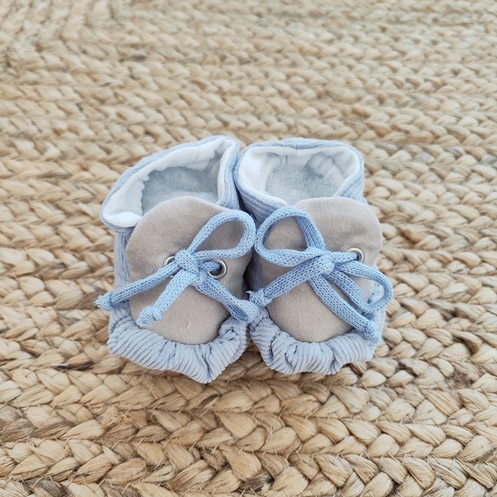 Scarpette in cotone caldo La Sartoria Dei Piccoli