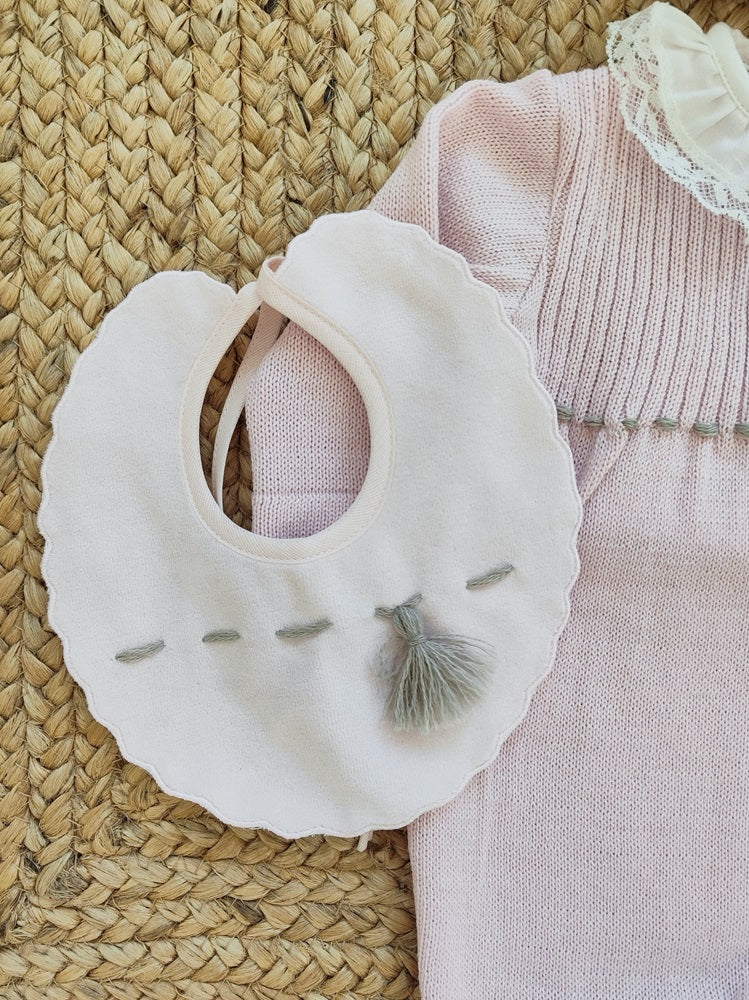 Tutina in lana + Cappello + Scarpine + Bavetta La Sartoria Dei Piccoli