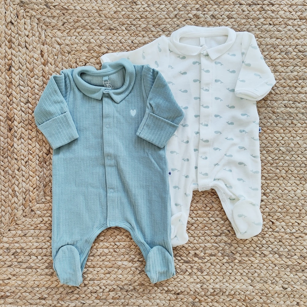 Tutina - Pigiama in ciniglia Petit Bateau