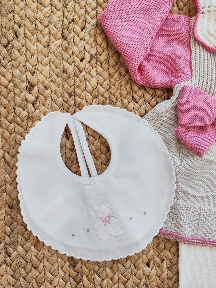 Completino in lana + Cappellino + Bavetta + Scarpette Aurora