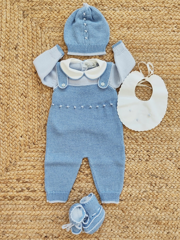 Tutina in lana merino + Capello + Bavetta + Scarpine Jolie Juliet