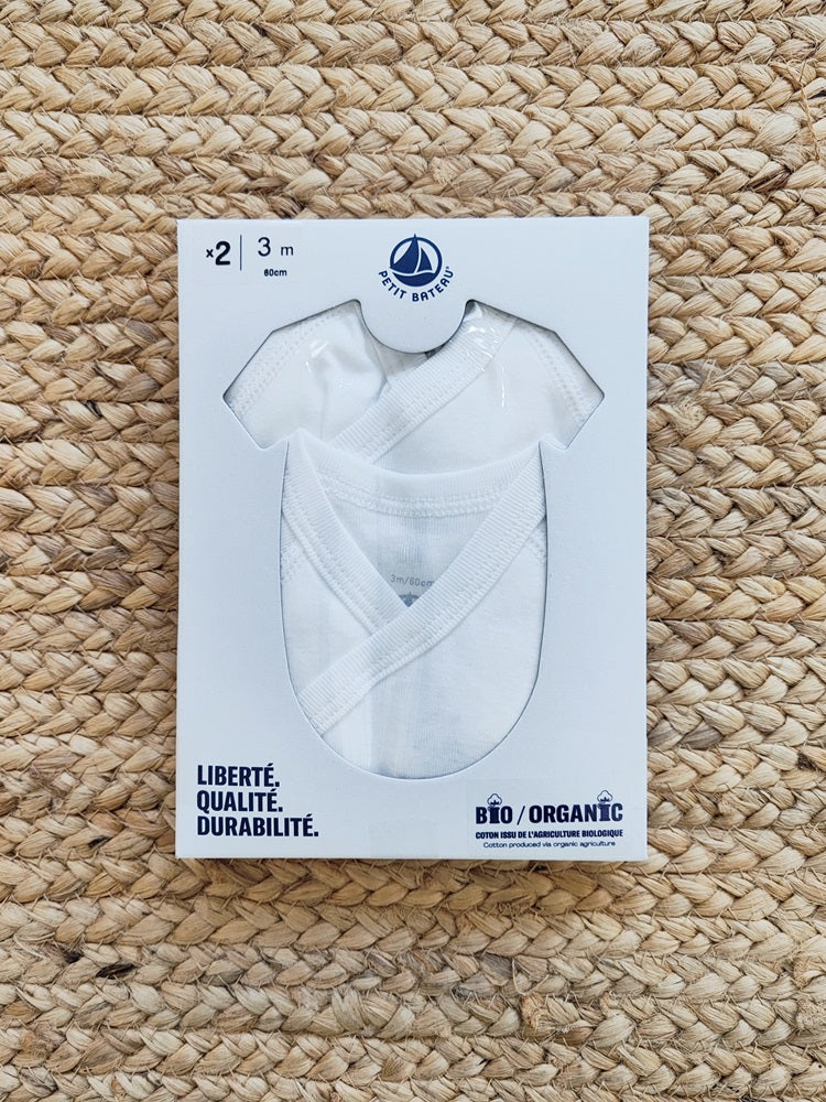 Body 2 pz incrociati Petit Bateau