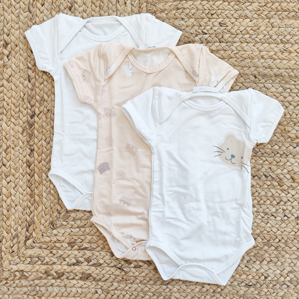 Body con scollo all'americana in Bamboo Coccodè