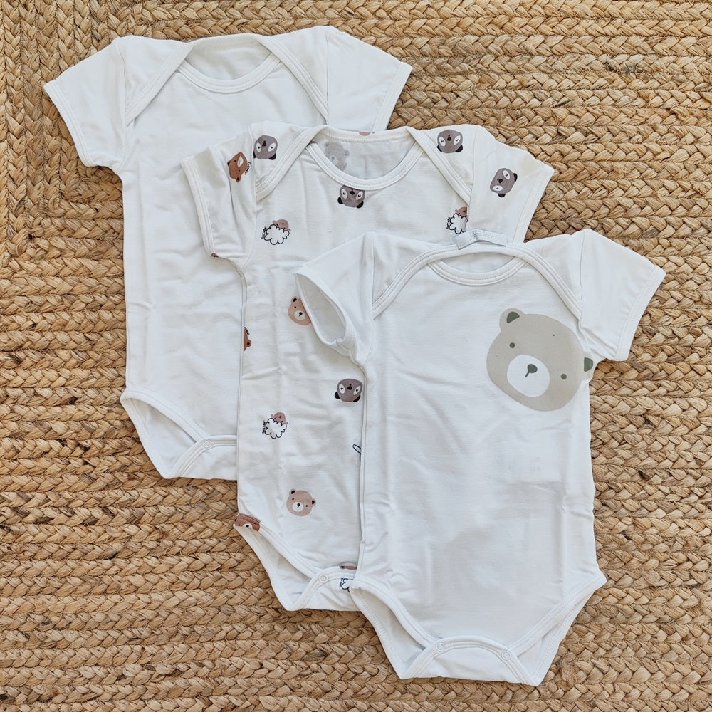 Body con scollo all'americana in Bamboo Coccodè