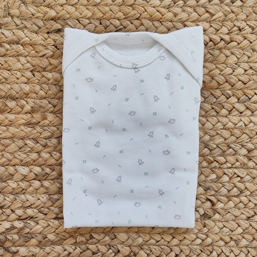 Body con scollo all'americana in Bamboo Coccodè