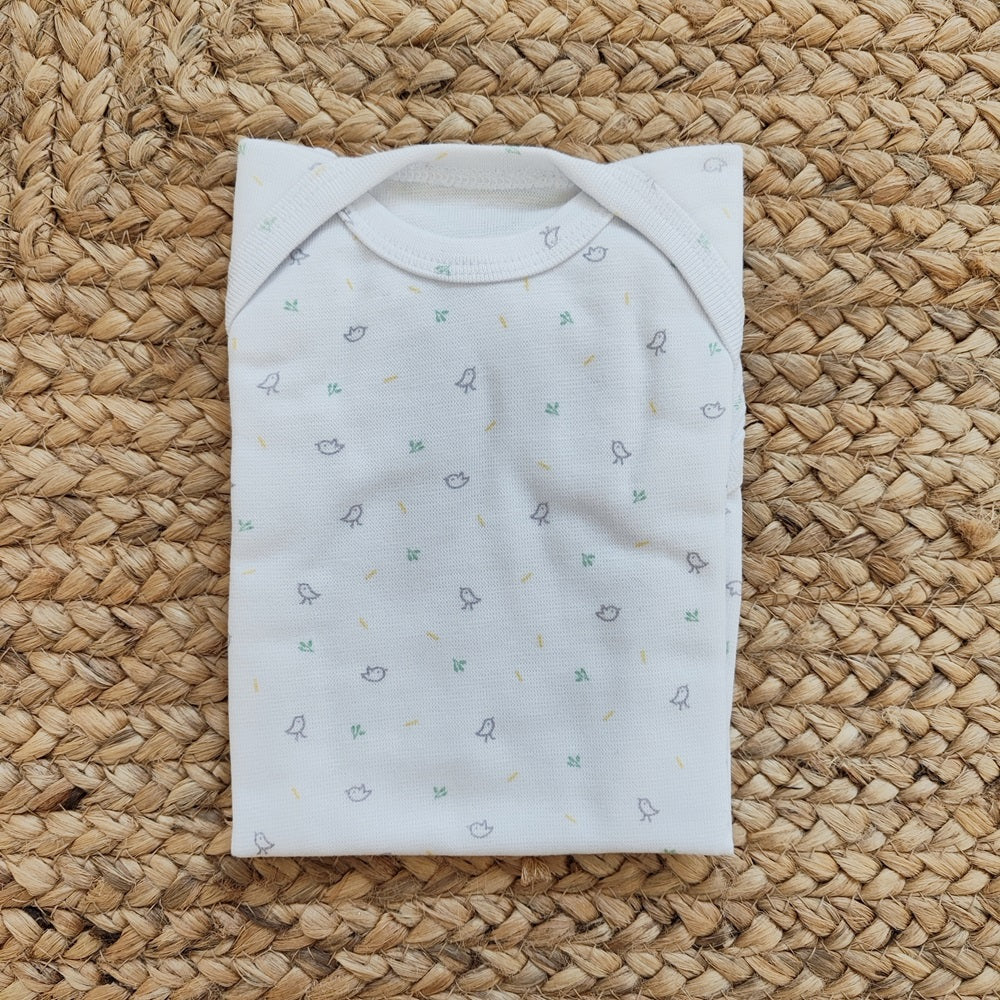 Body con scollo all'americana in Bamboo Coccodè