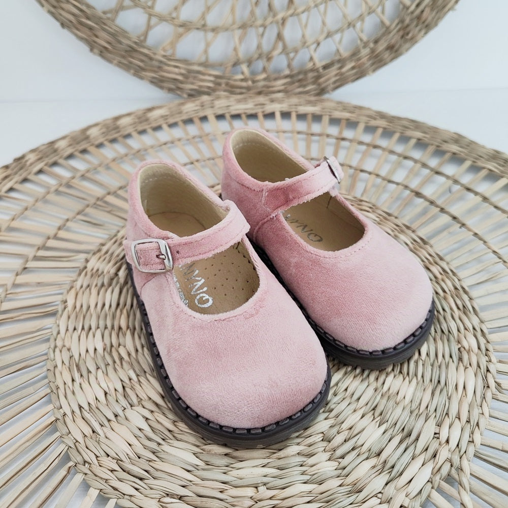 Scarpe primi passi in velluto Panyno