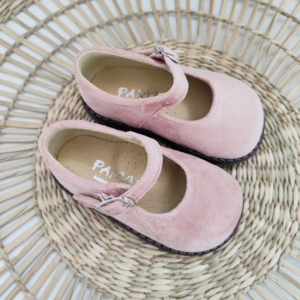 Scarpe primi passi in velluto Panyno