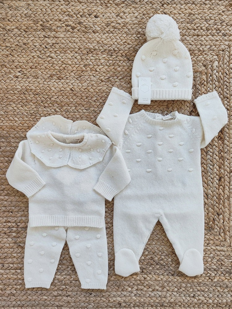 Completo due pezzi / tutina in lana Wedoble