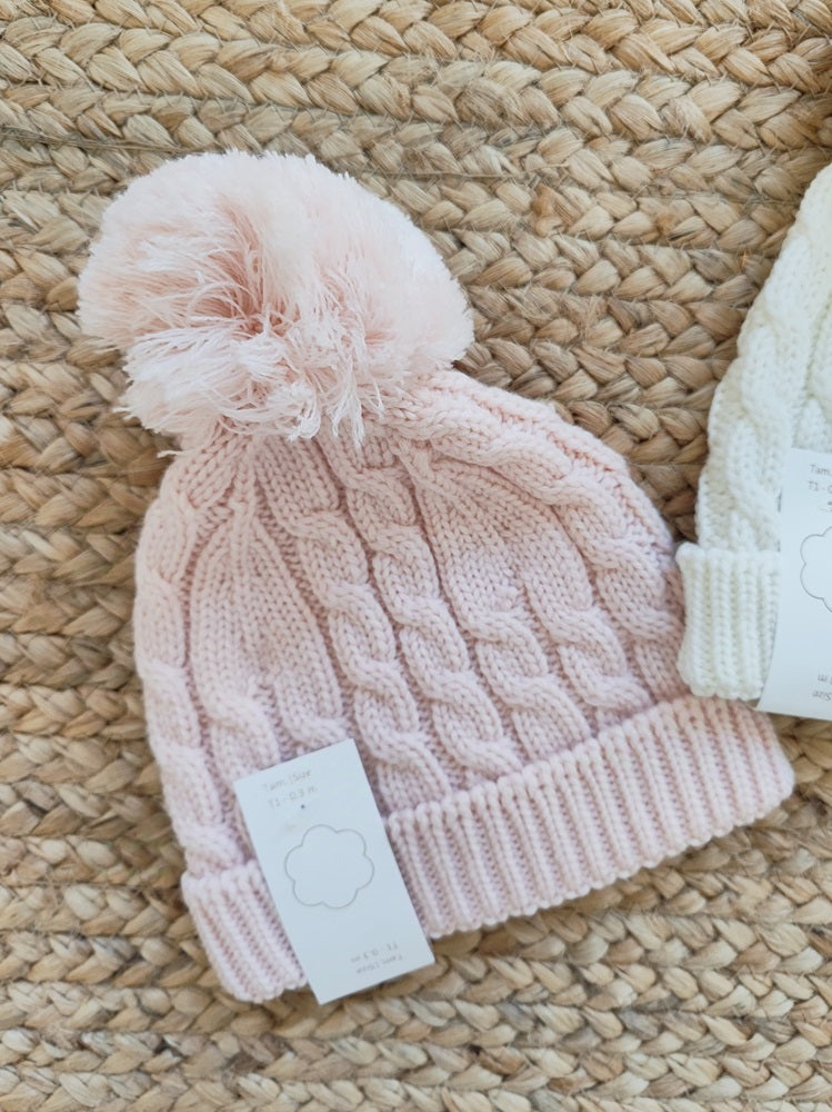 Cappello con pompon in lana Wedoble