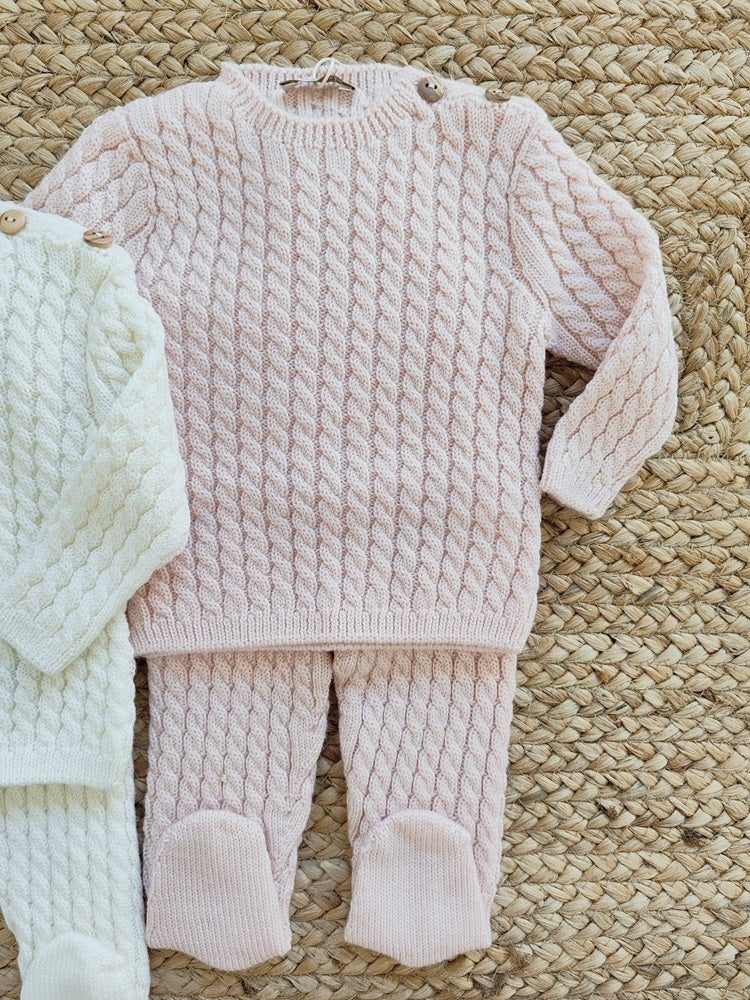 Completo due pezzi in lana Wedoble