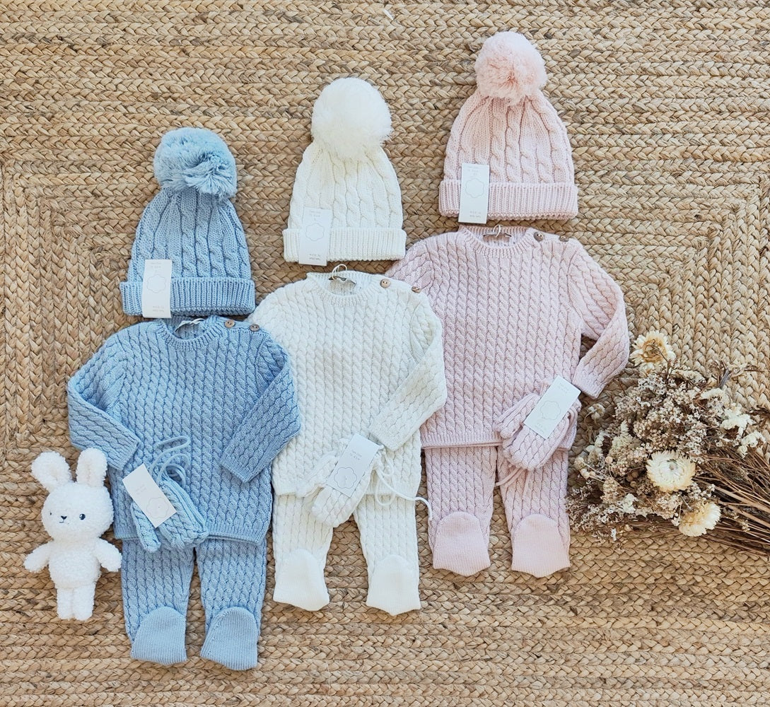 Completo due pezzi in lana Wedoble