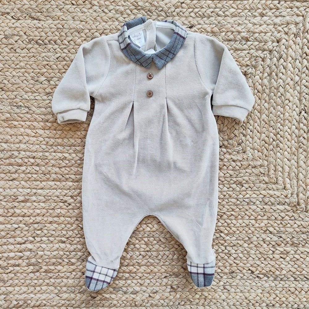 Tutina / Completo 2 pz  in ciniglia Baby Vip