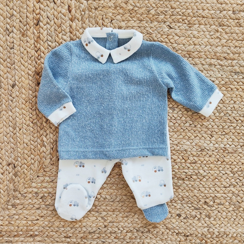 Completo due pezzi / Tutina in ciniglia Baby Vip