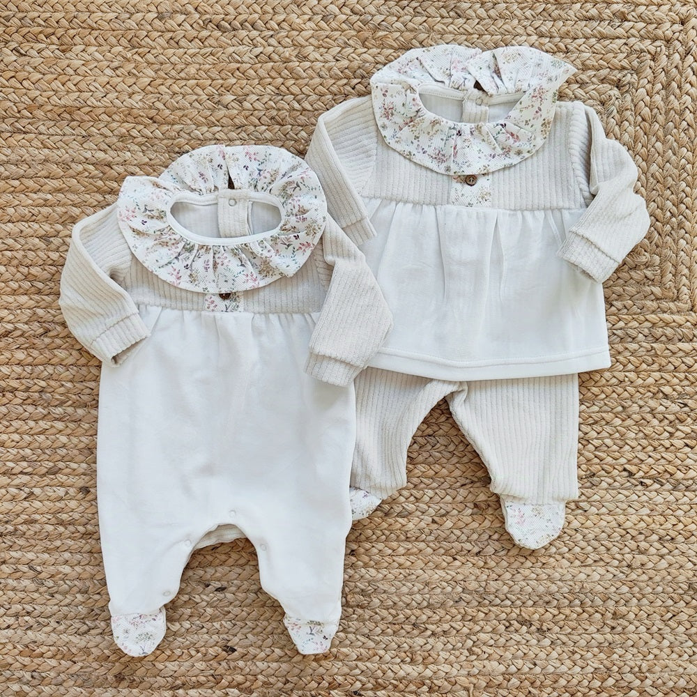 Tutina / Completo due pezzi in ciniglia Baby Vip