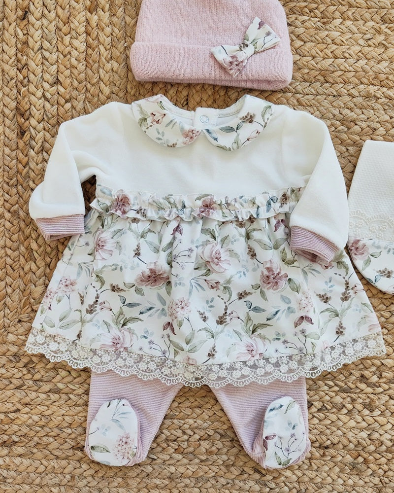 Completo due pezzi in ciniglia Teto e Tatta