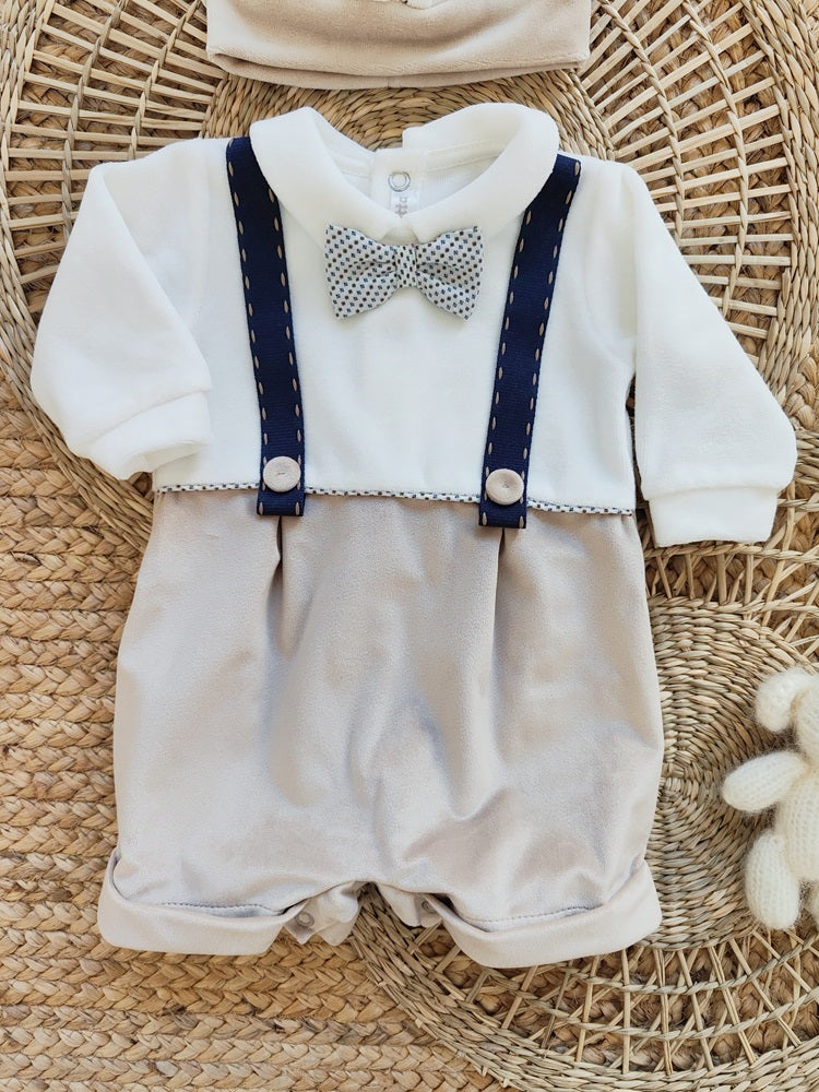 Tutina / Pagliaccetto in ciniglia Teto e Tatta