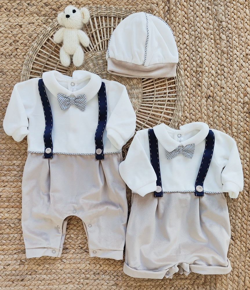 Tutina / Pagliaccetto in ciniglia Teto e Tatta