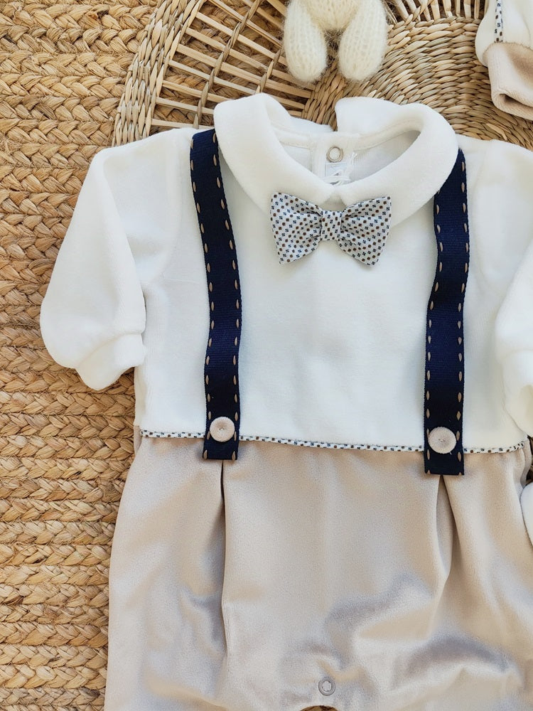 Tutina / Pagliaccetto in ciniglia Teto e Tatta