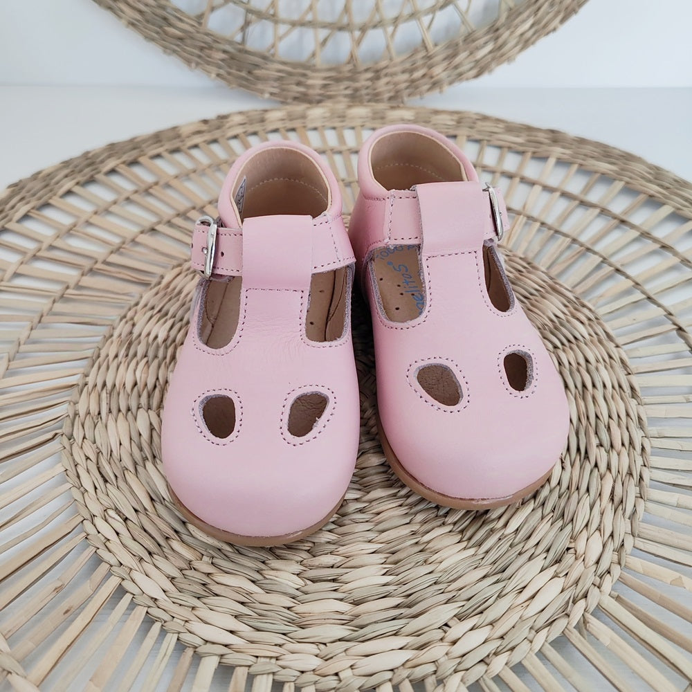 Scarpe Occhio di bue in pelle primi passi Angelitos