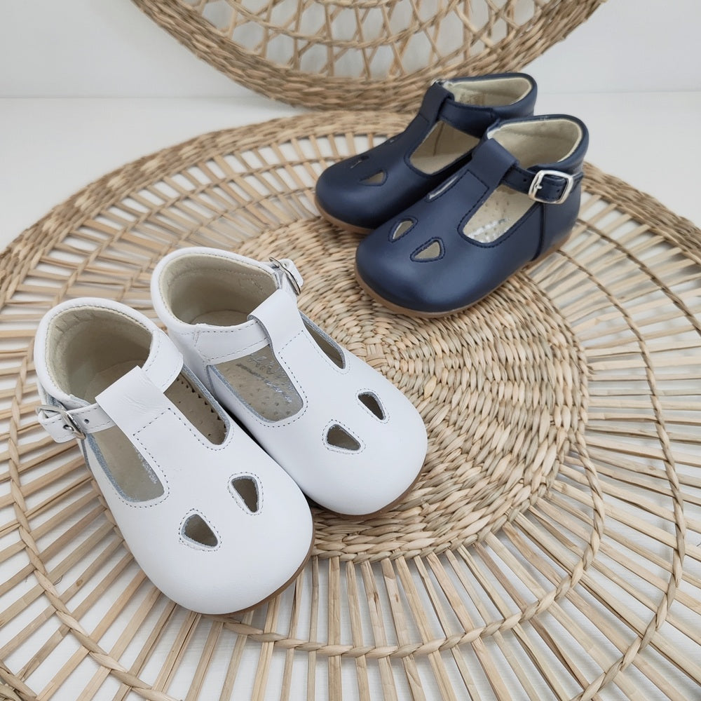 Scarpe occhiello in pelle primi passi Panyno