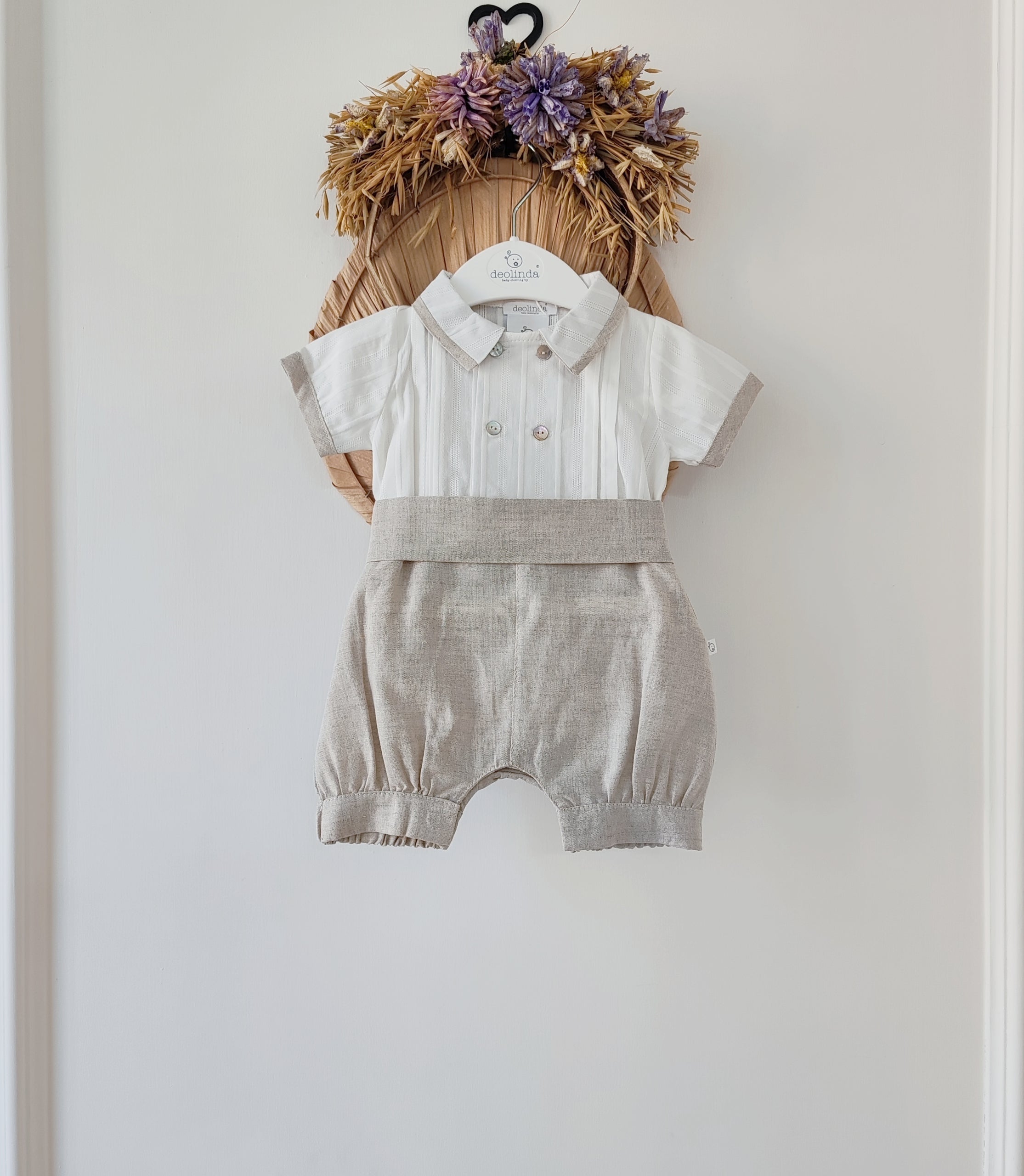 Pagliaccetto in lino Deolinda