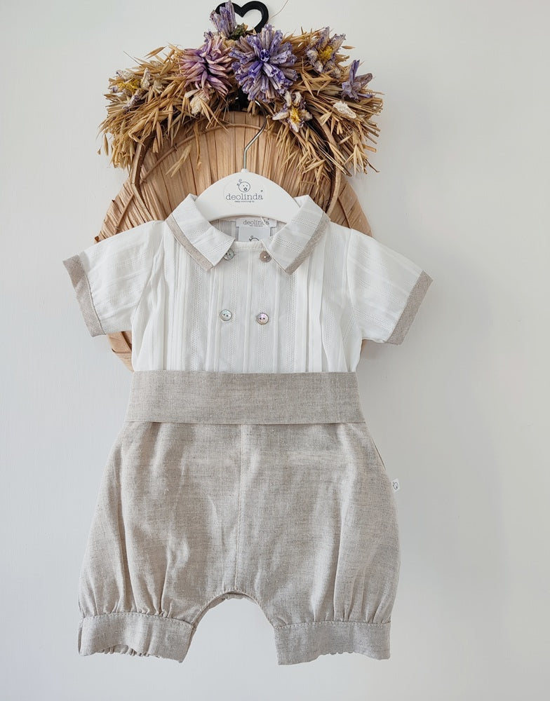 Pagliaccetto in lino Deolinda