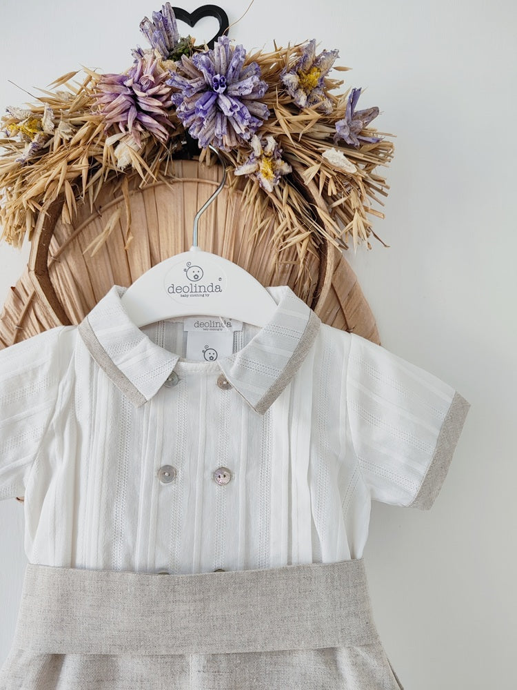 Pagliaccetto in lino Deolinda