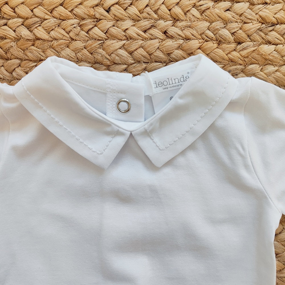 Body in cotone mezza manica Deolinda