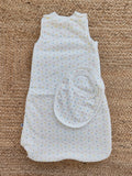 Sacco nanna neonato in cotone + Bavaglino Petit Bateau