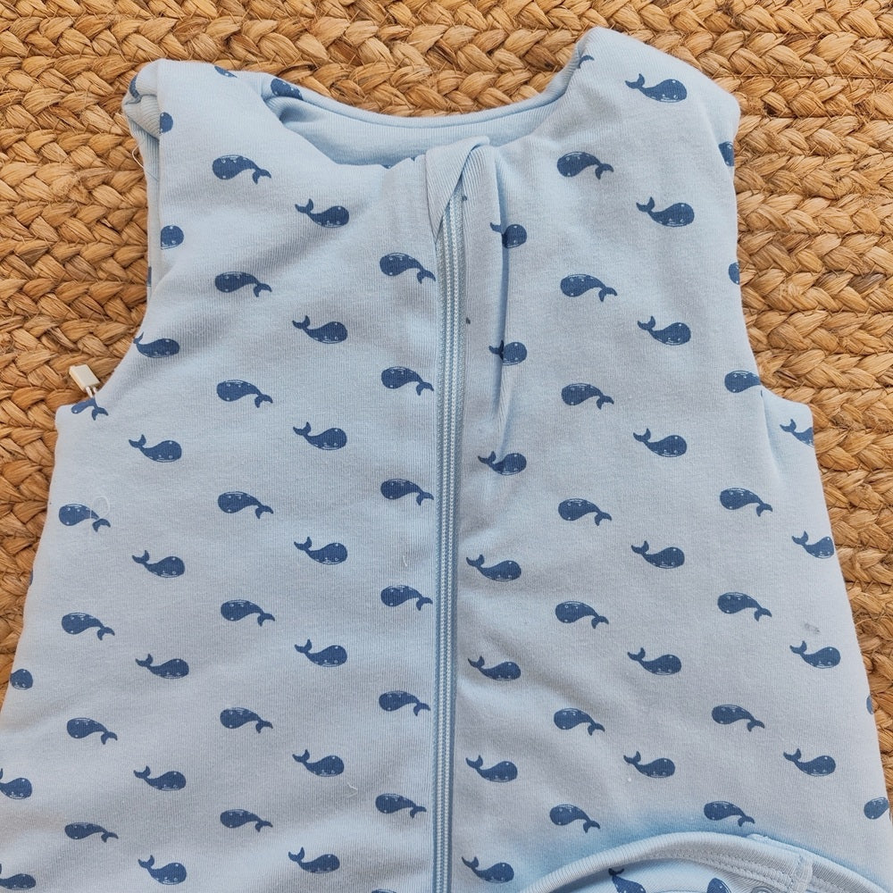 Sacco nanna neonato in cotone + Bavaglino Petit Bateau