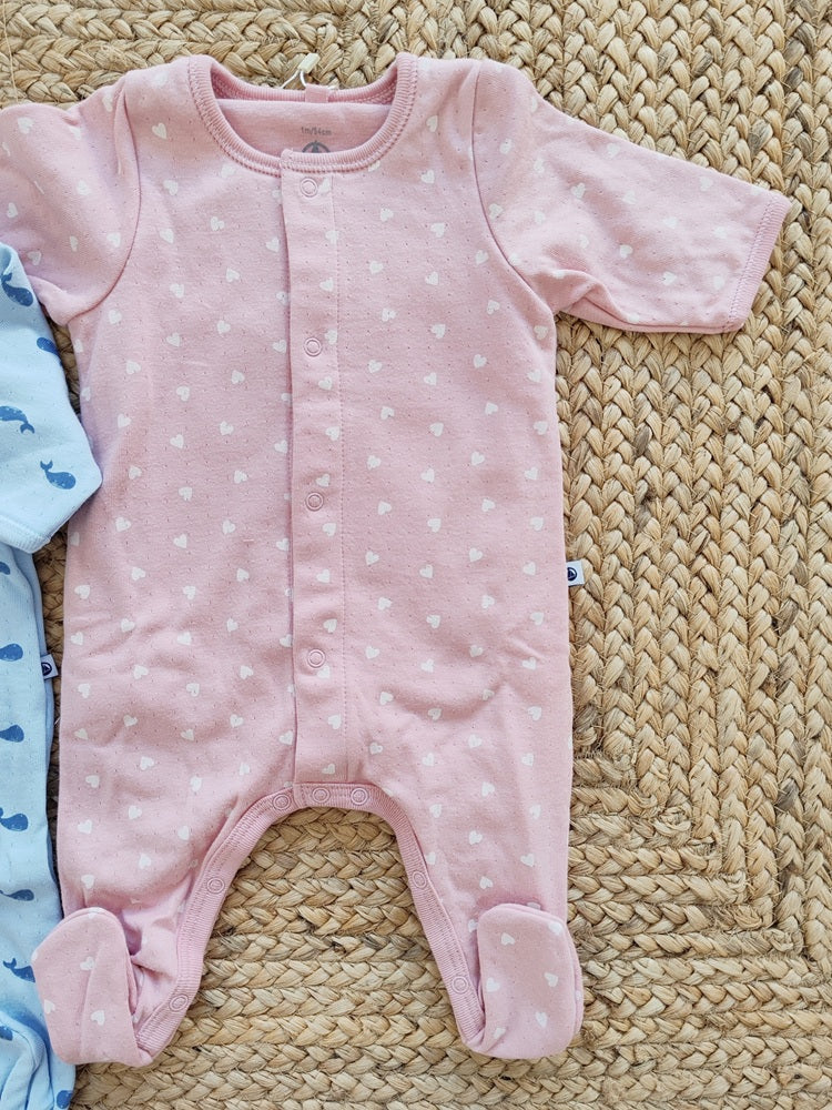 Bodypigiama in tubique Petit Bateau