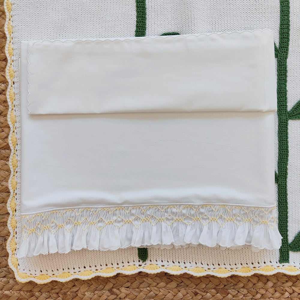 Set: Tutina, Scarpine e Bavetta \ Copertina \ Lenzuolino in filo Jolie Juliet