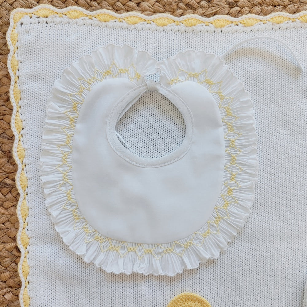 Set: Tutina, Scarpine e Bavetta \ Copertina \ Lenzuolino in filo Jolie Juliet