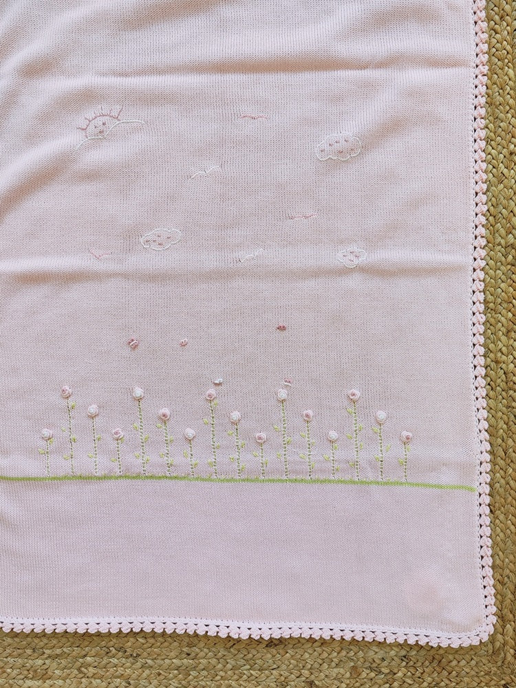 Set: Tutina, Scarpine e Bavetta \ Copertina \ Lenzuolino in filo Jolie Juliet